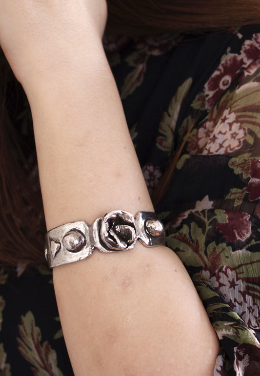 Rose Bracelet Silver