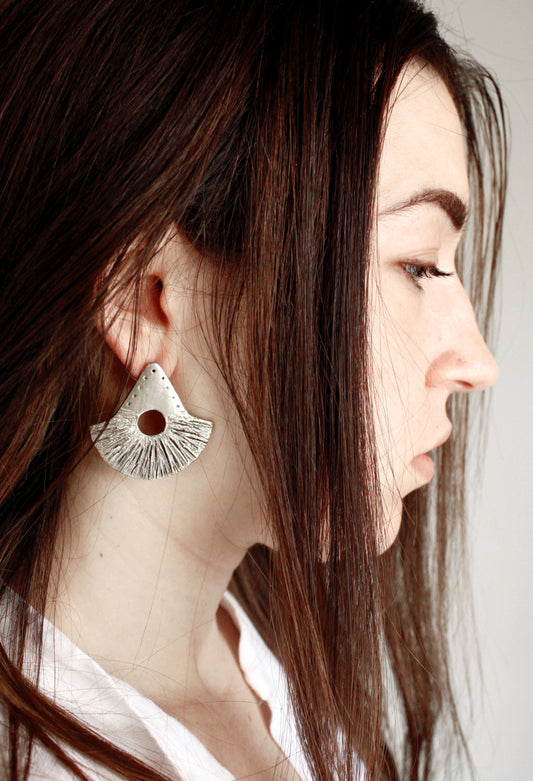 Hours Earrings Silver