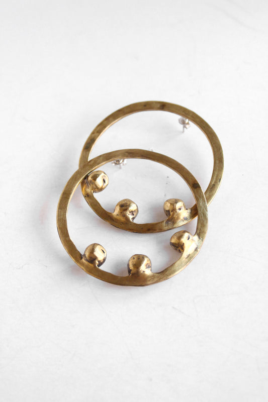 Ball Earrings Gold