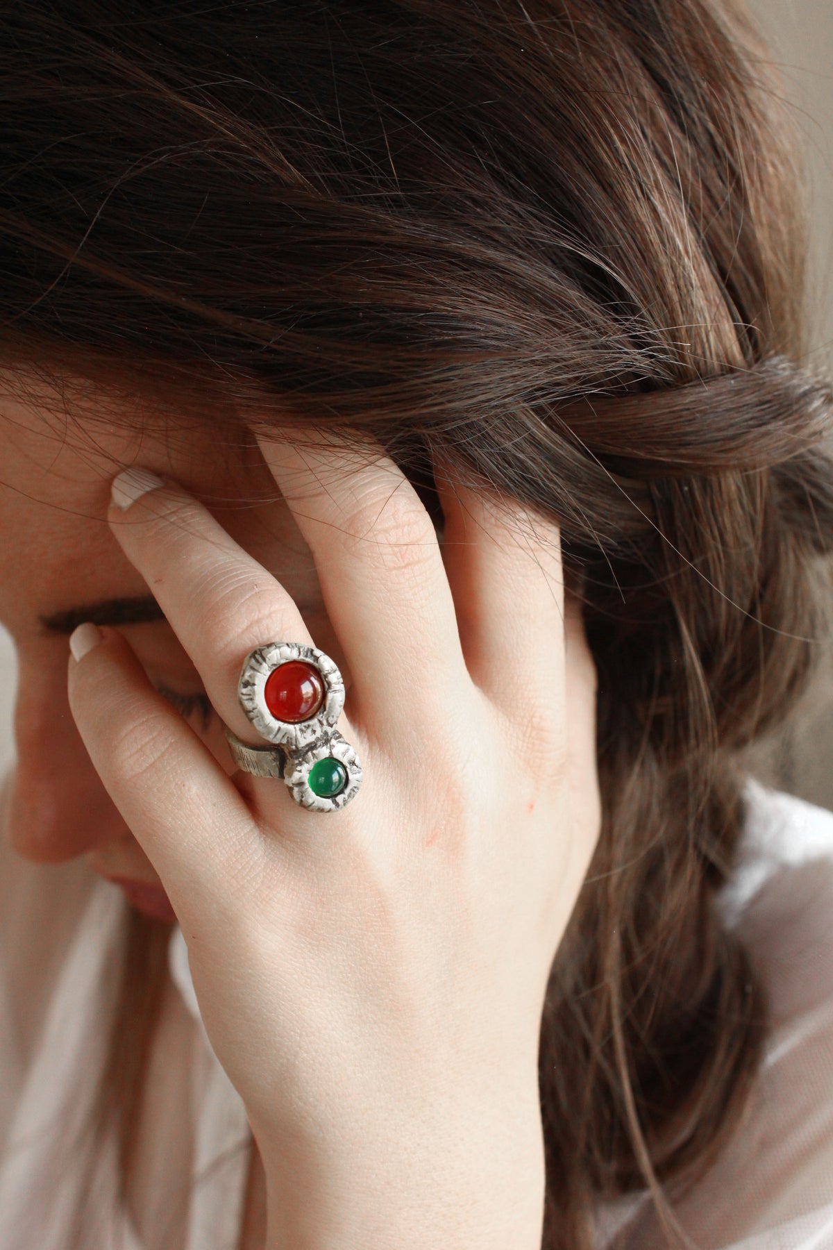 Eight Ring Silver