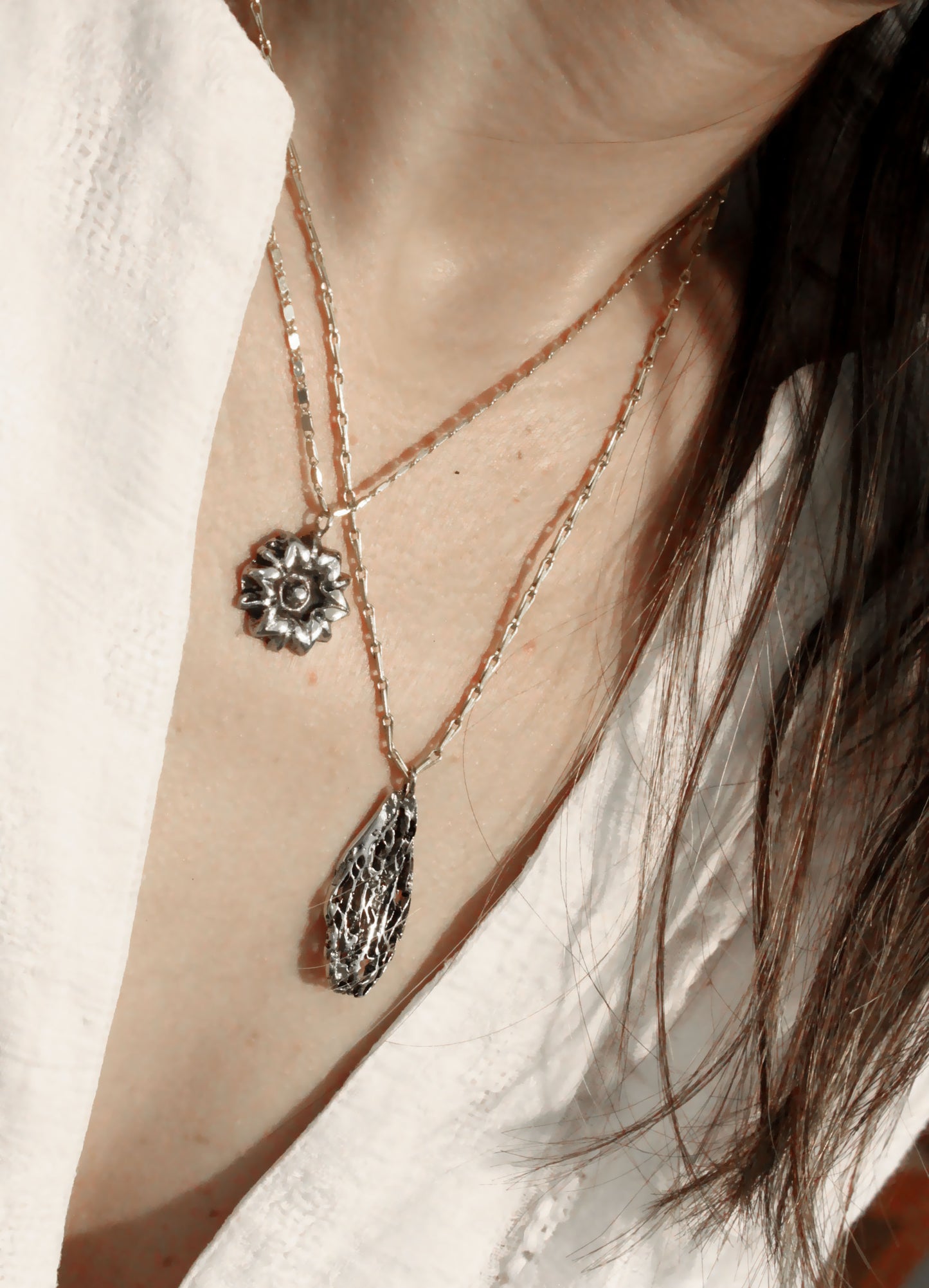 Feal Necklace Silver