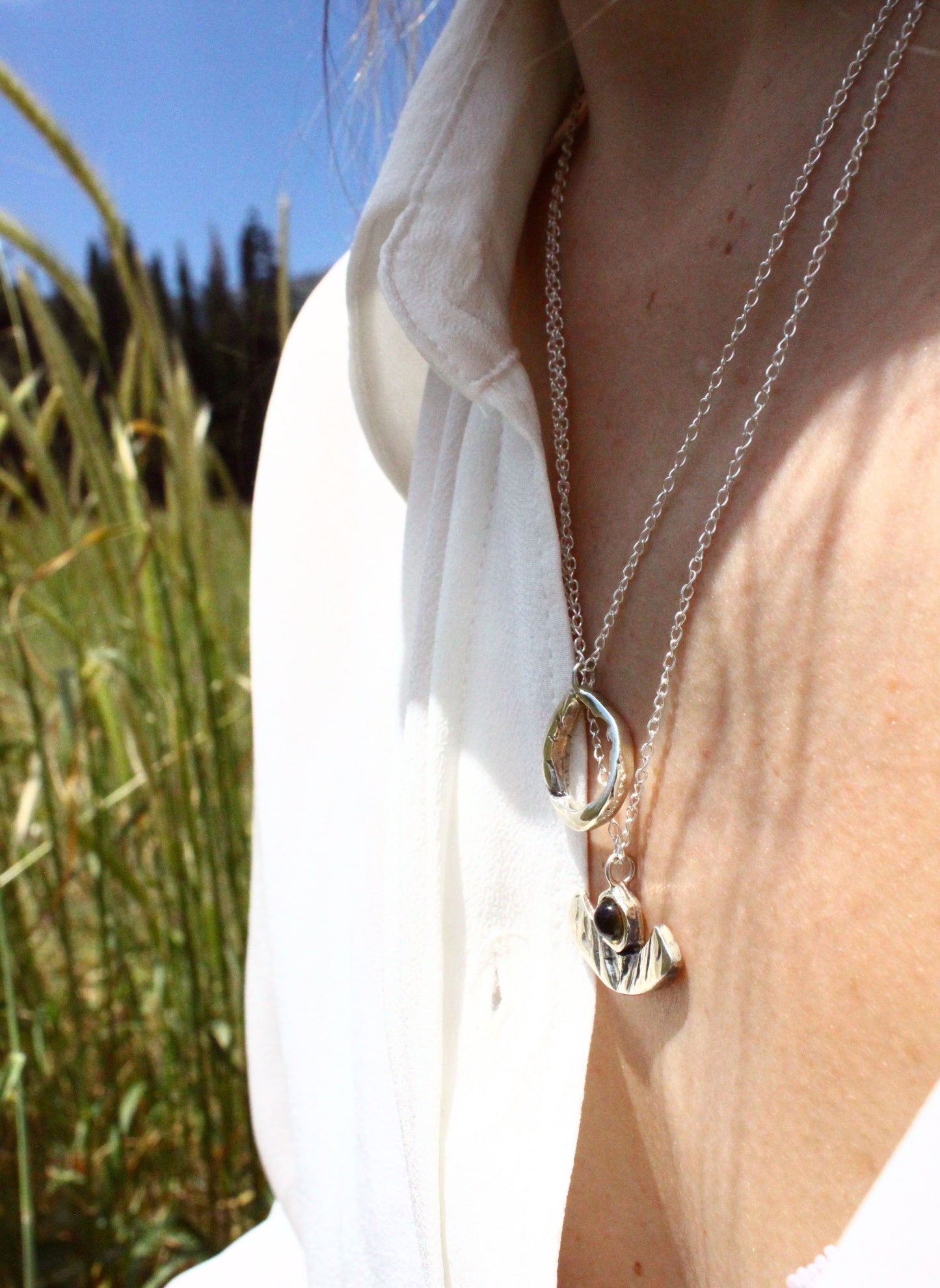 Giola Necklace Silver