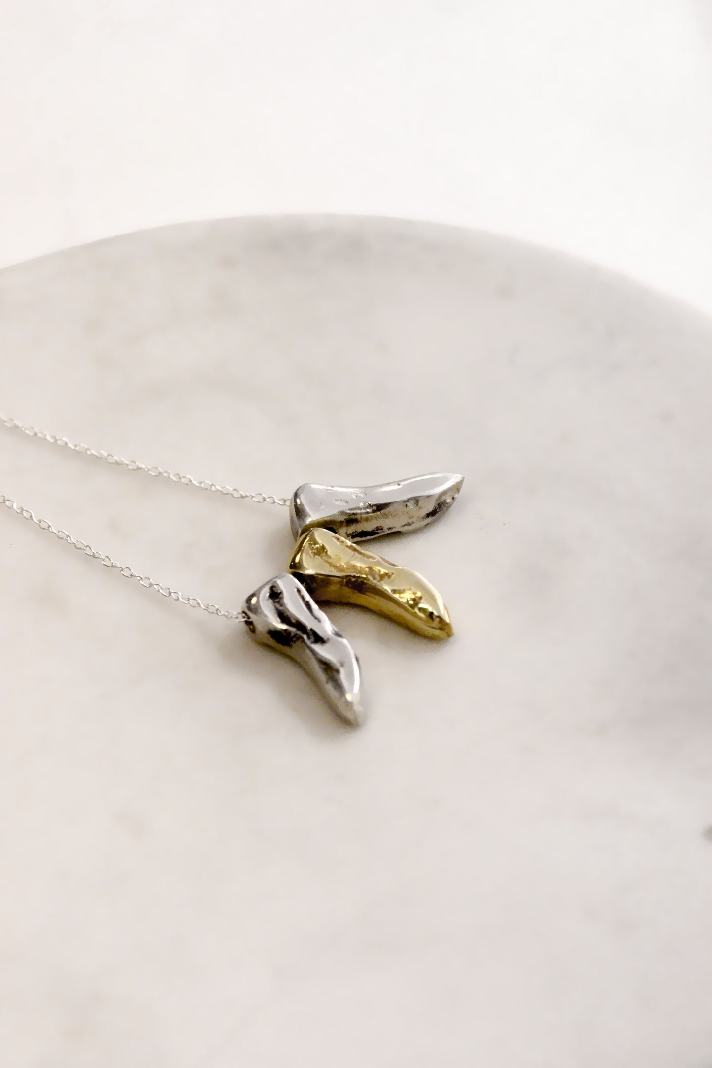 Cyno Point Necklace Silver