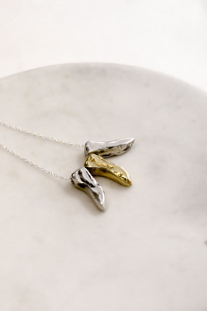 Cyno Point Necklace Silver