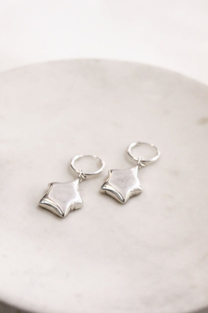 Stars Earrings Silver