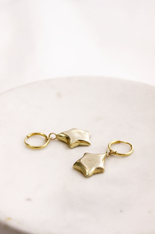 Stars Earrings Gold