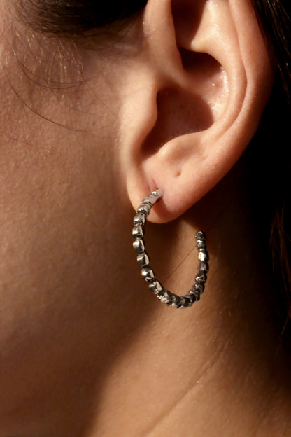 Roy Earrings Silver