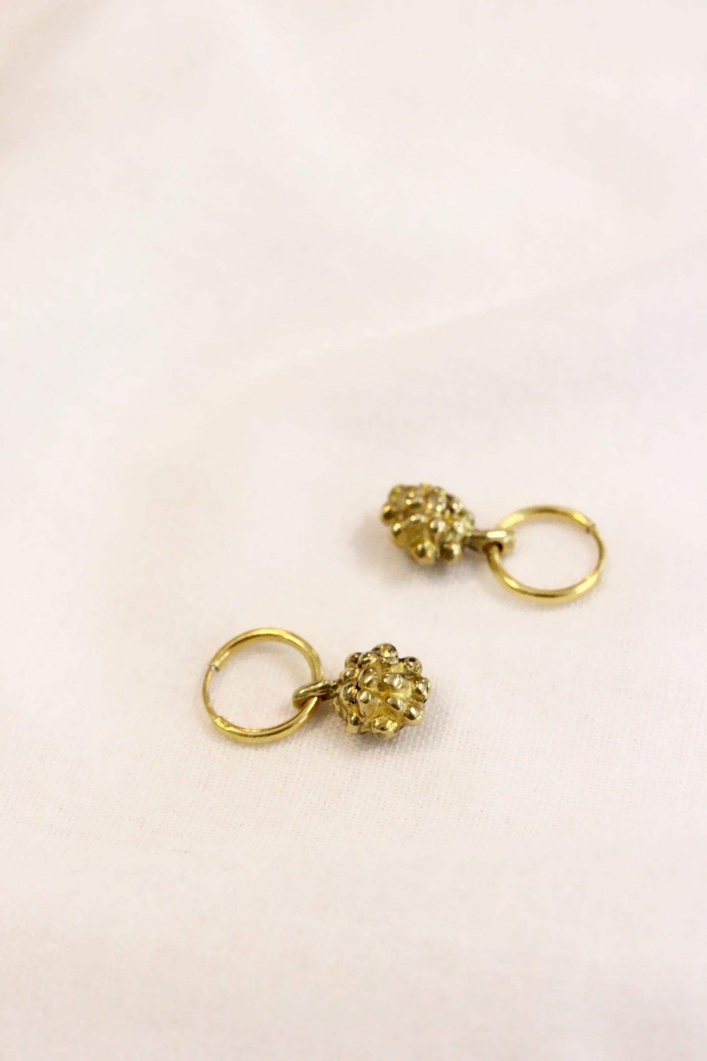Grape Earrings Gold