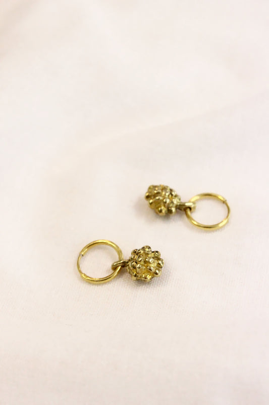 Grape Earrings Gold
