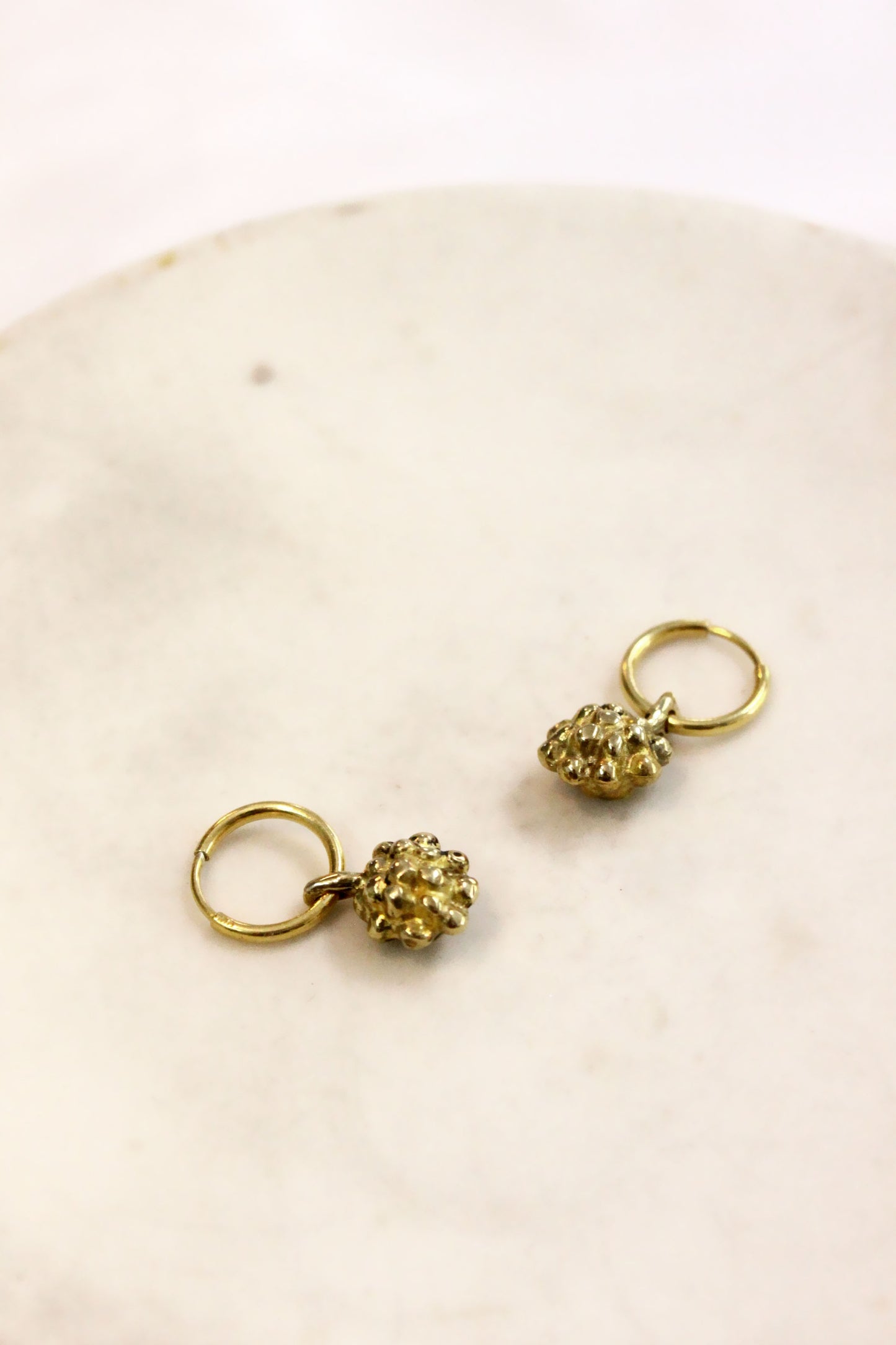 Grape Earrings Gold