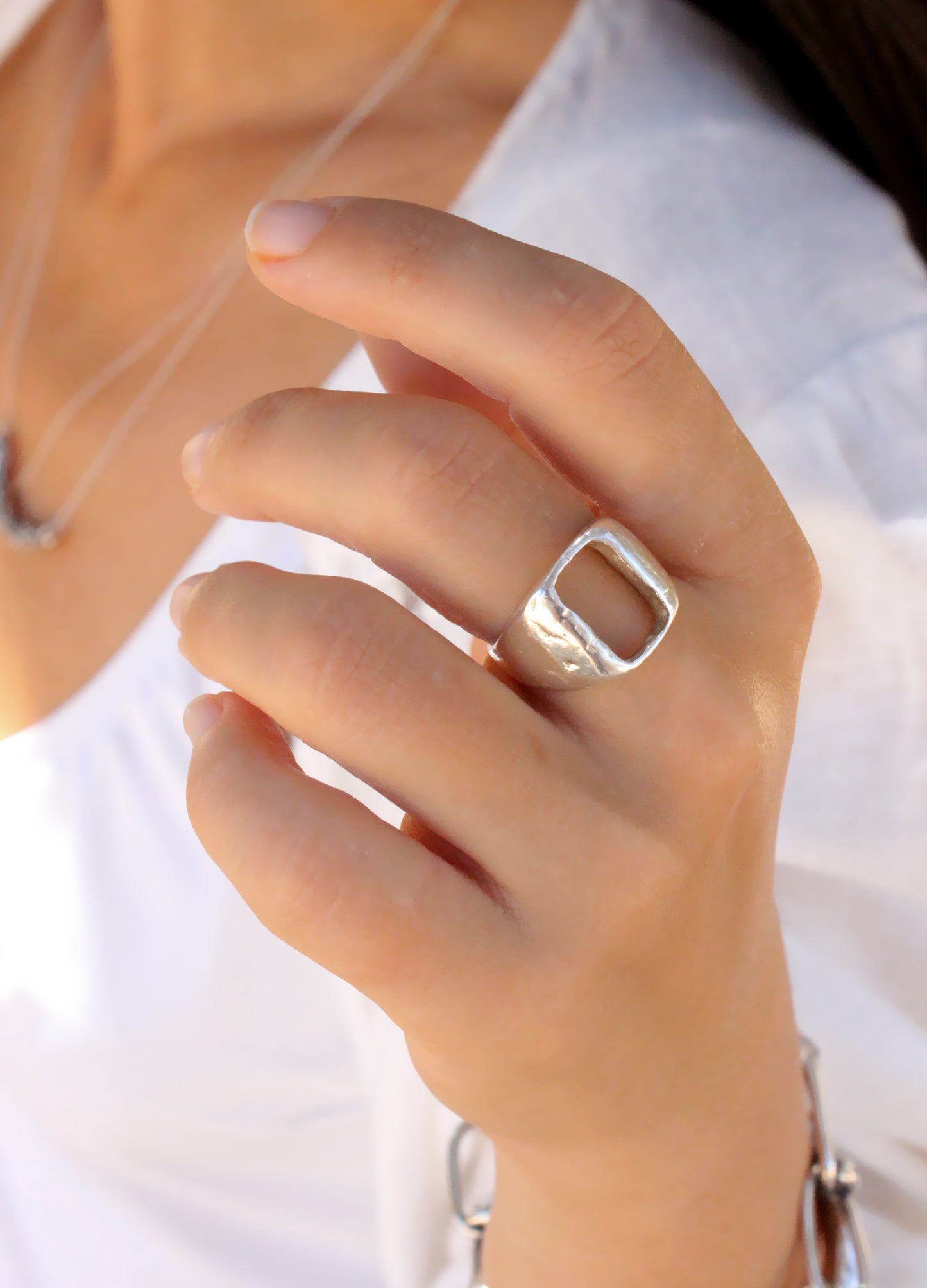 Grav Ring Silver