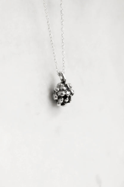 Grape Necklace Silver