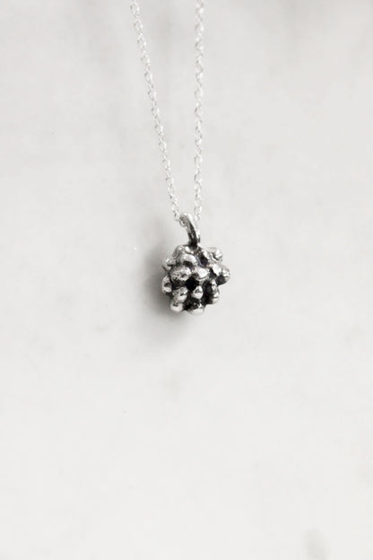 Grape Necklace Silver
