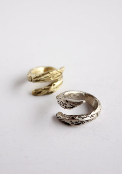 Silver gold rings statement jewelry