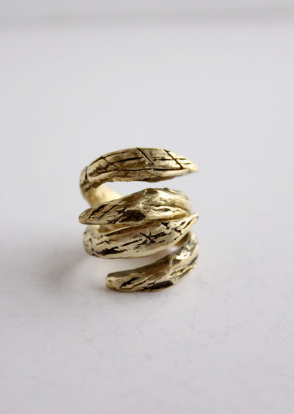 Witch rings gold wrap around