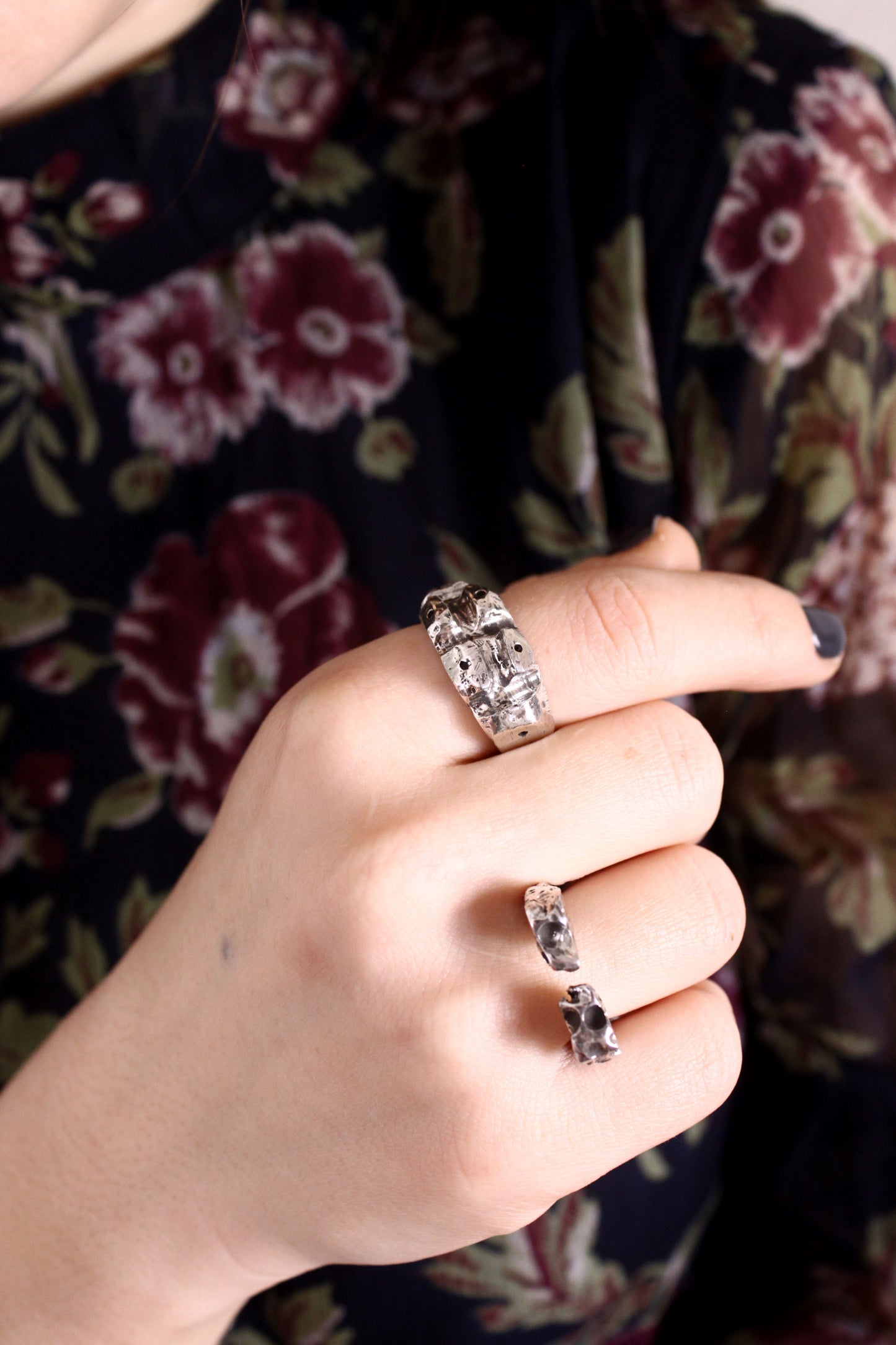 River Ring Silver
