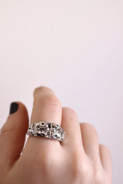 River Ring Silver