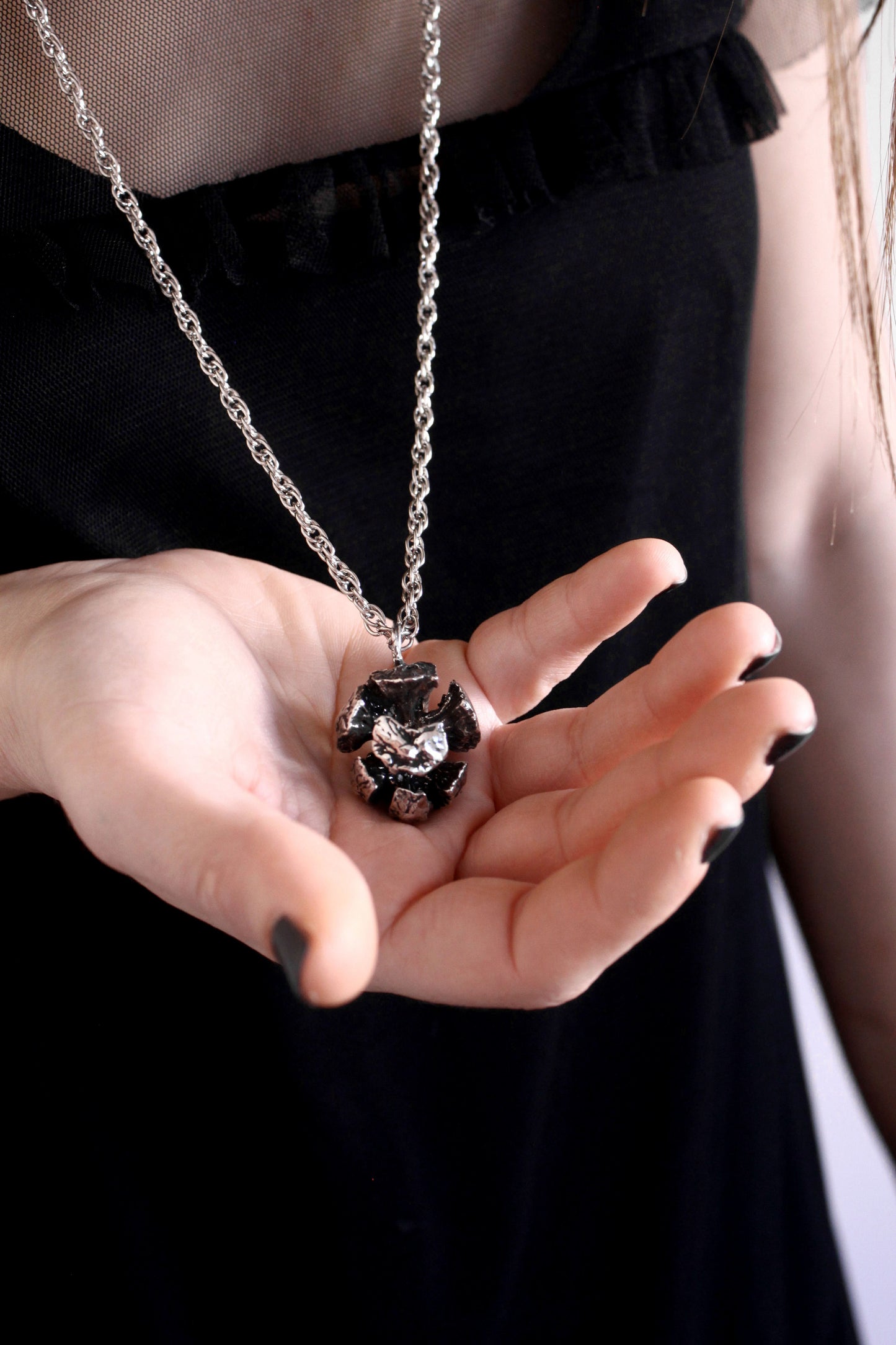 Cypress Necklace Silver