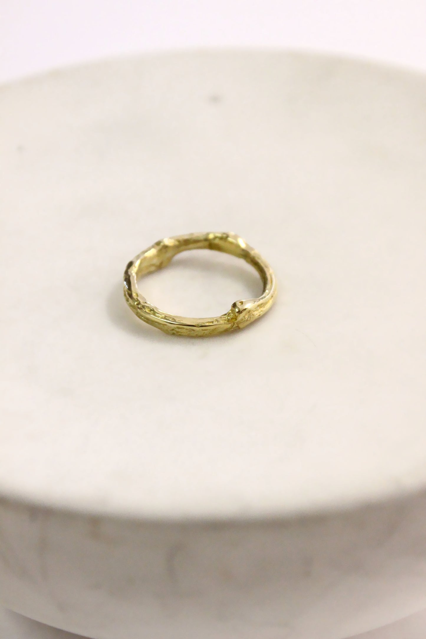 Gold engagement ring 