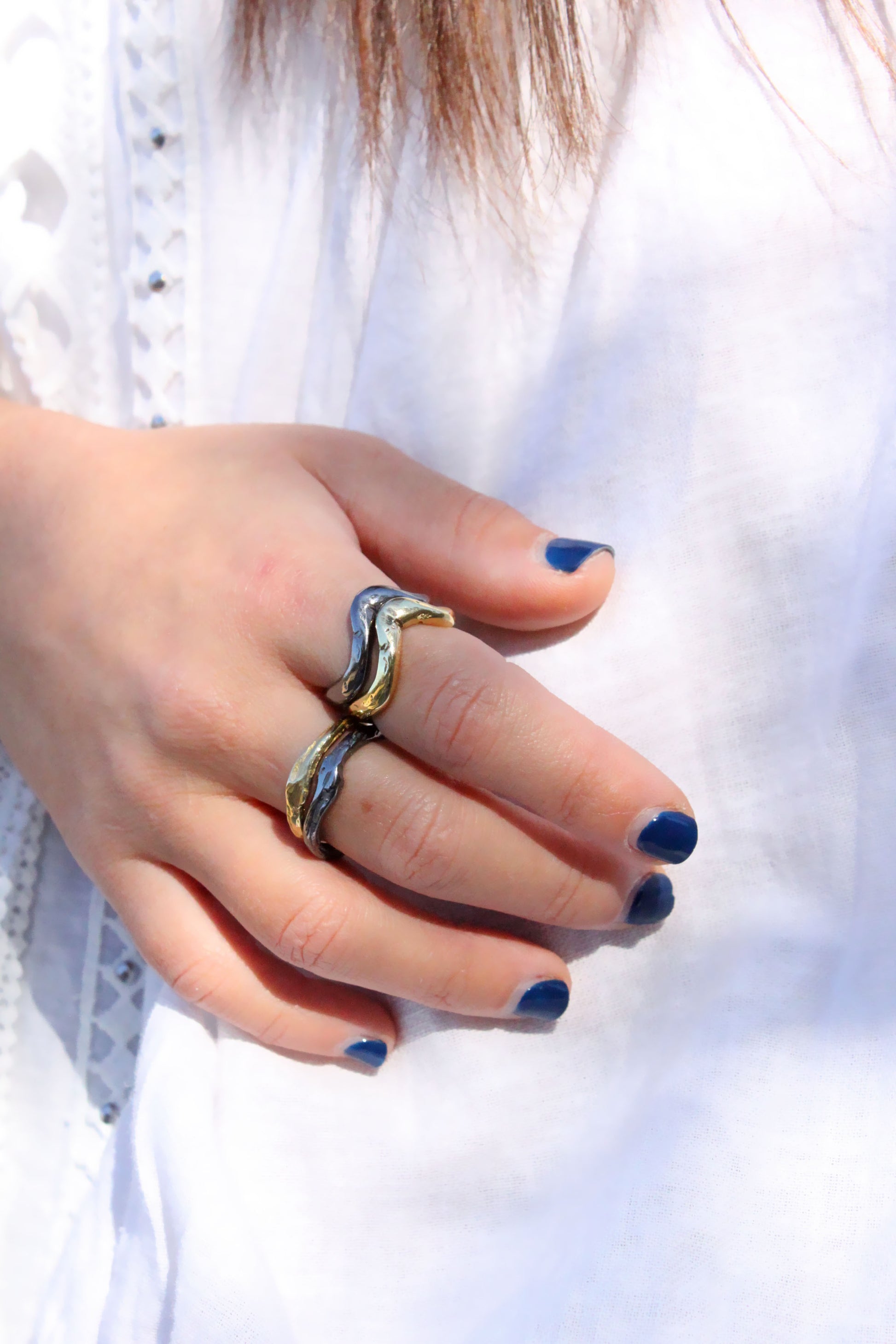 Stackable rings sterling silver
