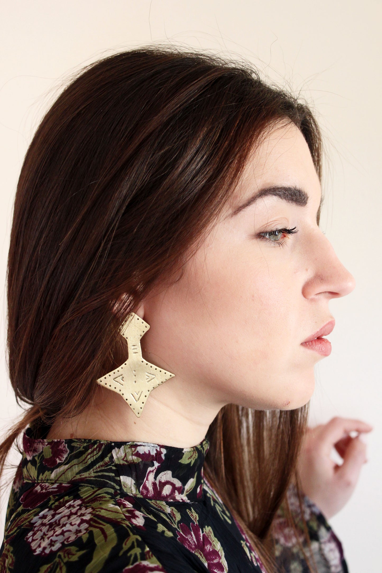 Trinity Earrings Gold