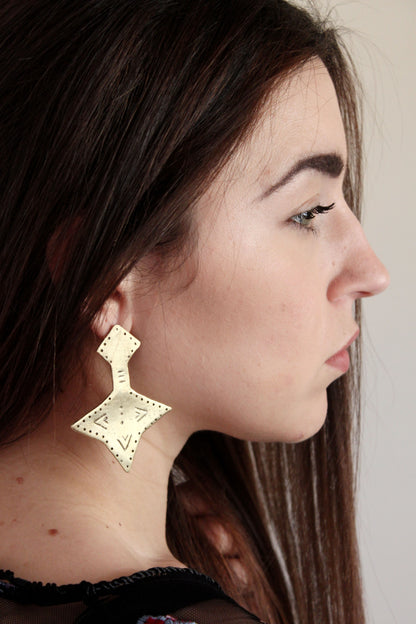 Trinity Earrings Gold