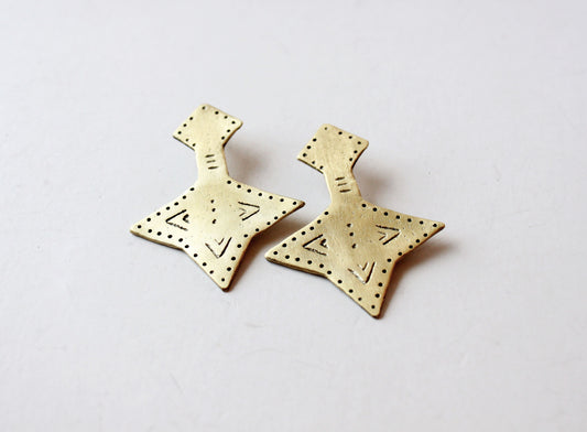 Trinity Earrings Gold