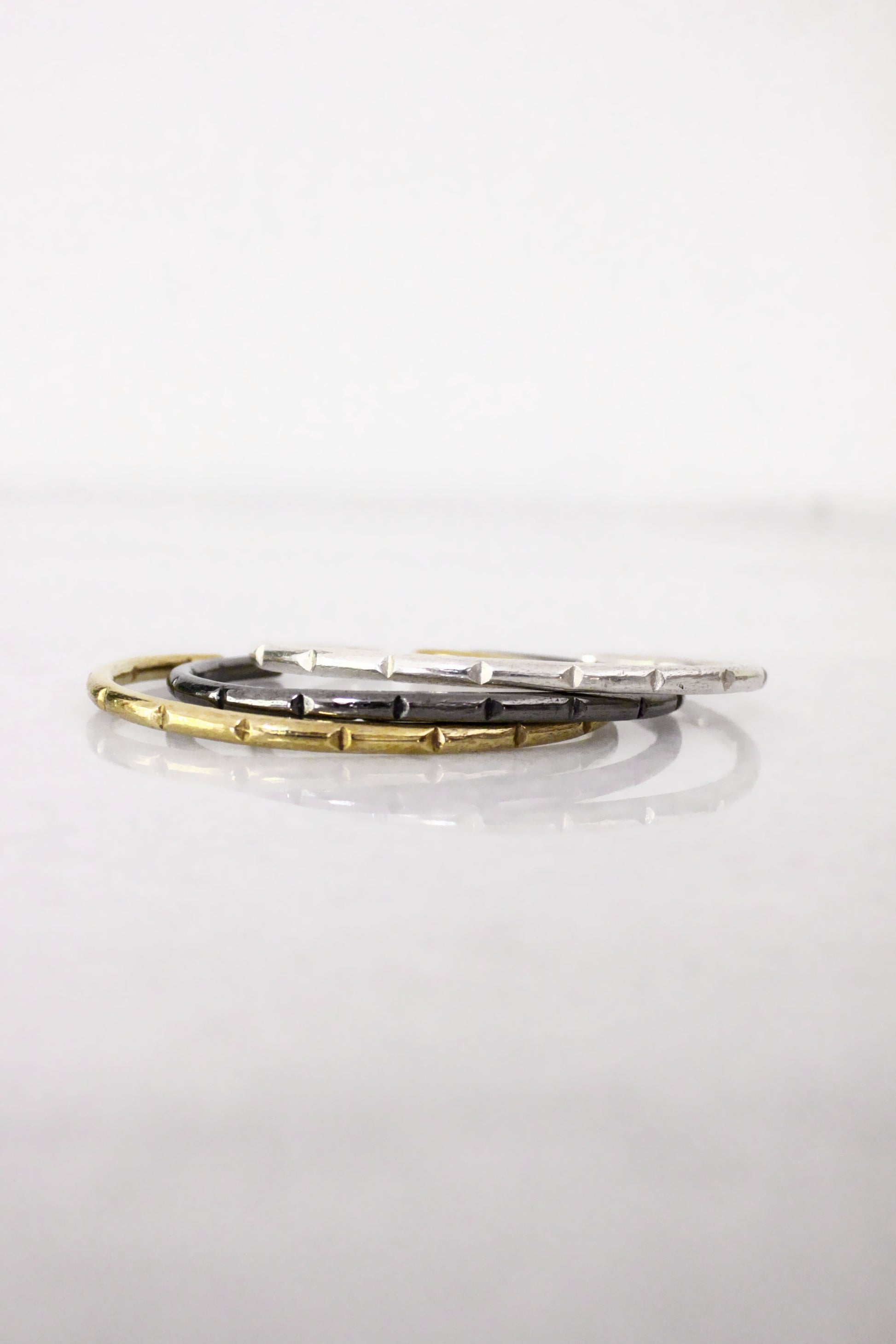 Silver bracelet minimal bar cuff 