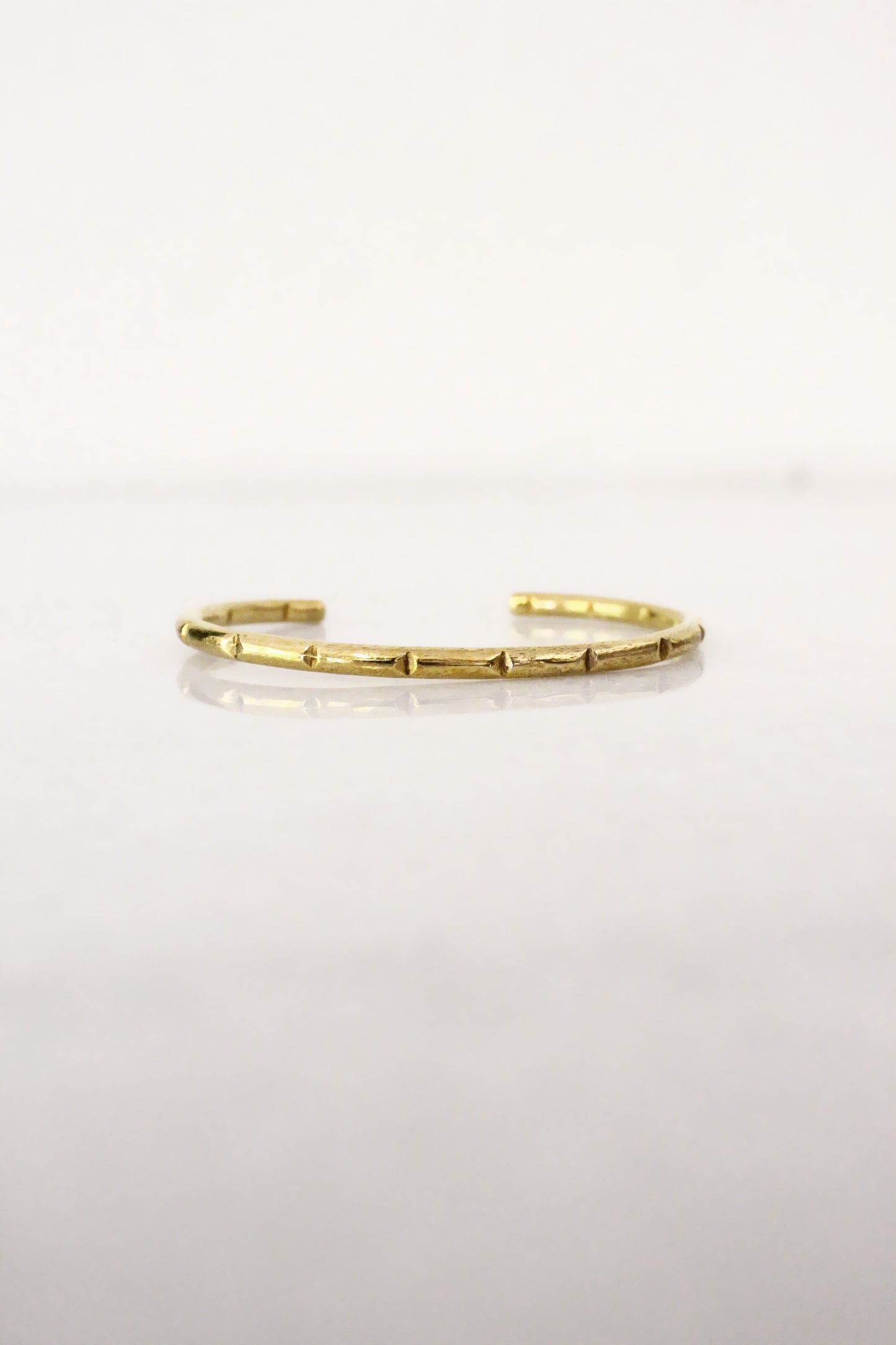 Gold bracelet minimal bar cuff 