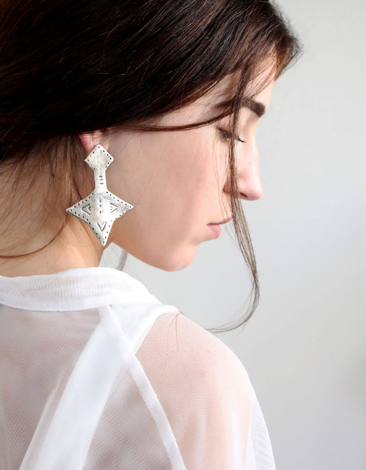 Trinity Earrings Silver