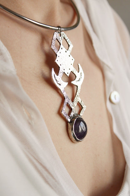 Galaxy Choker Silver