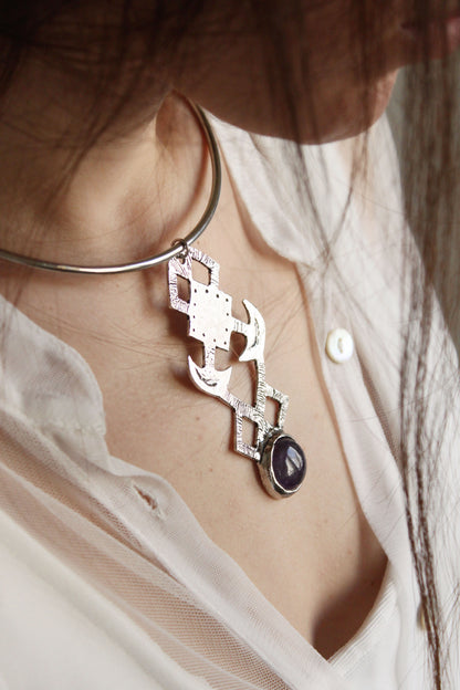 Galaxy Choker Silver