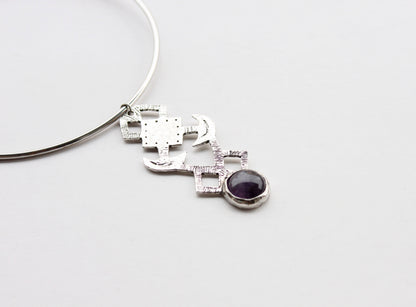 Galaxy Choker Silver
