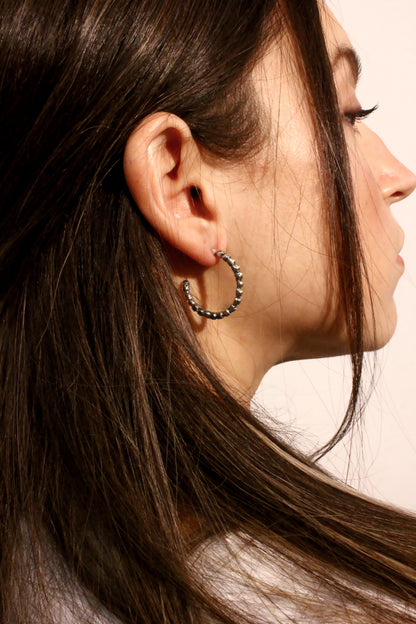 Roy Earrings Silver