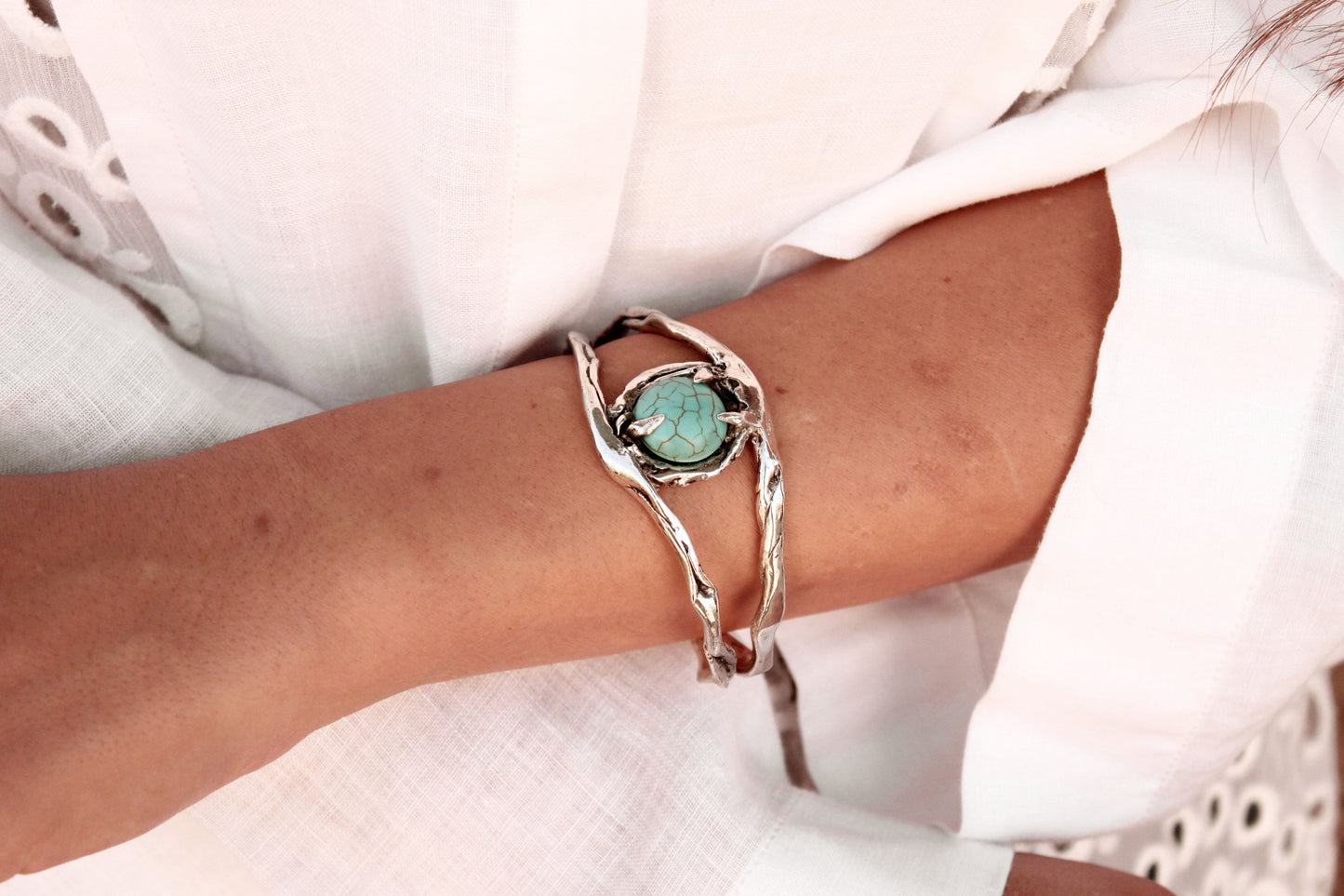 Evil eye witch cuff