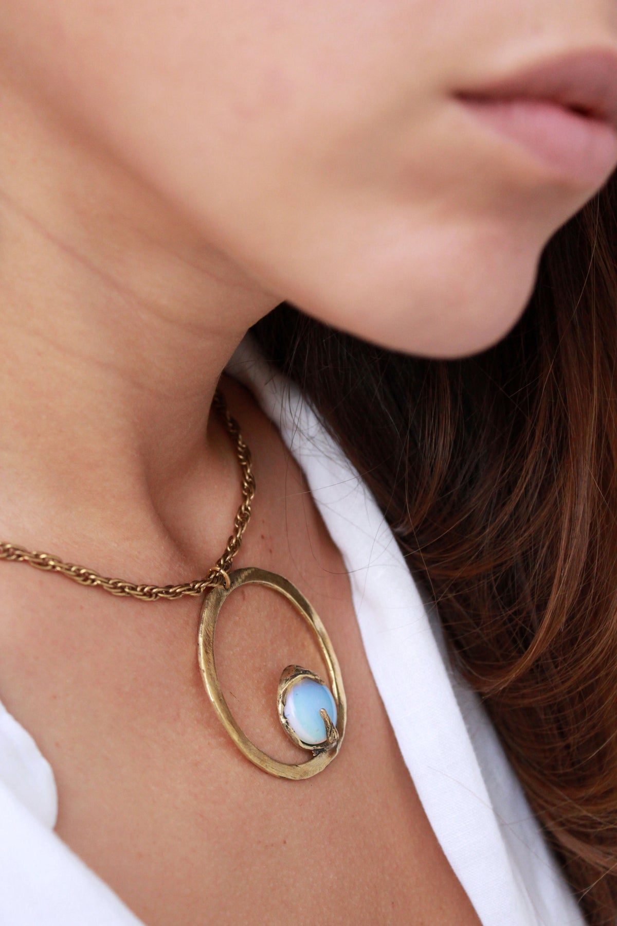 Iris Necklace Gold
