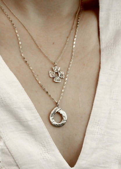 Cle Necklace Silver