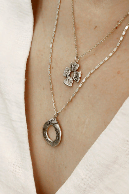 Cle Necklace Silver