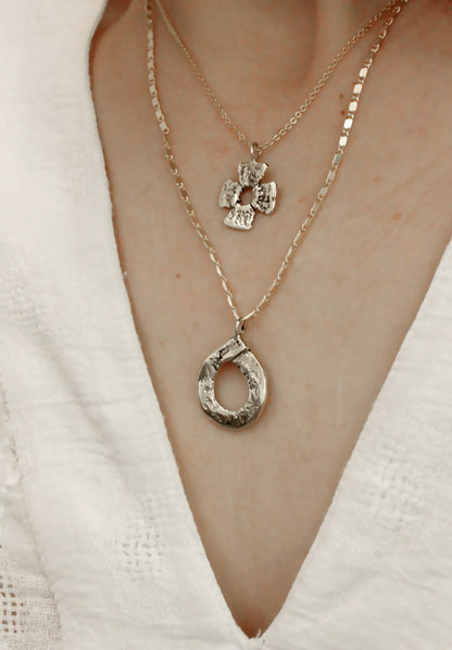 Cle Necklace Silver