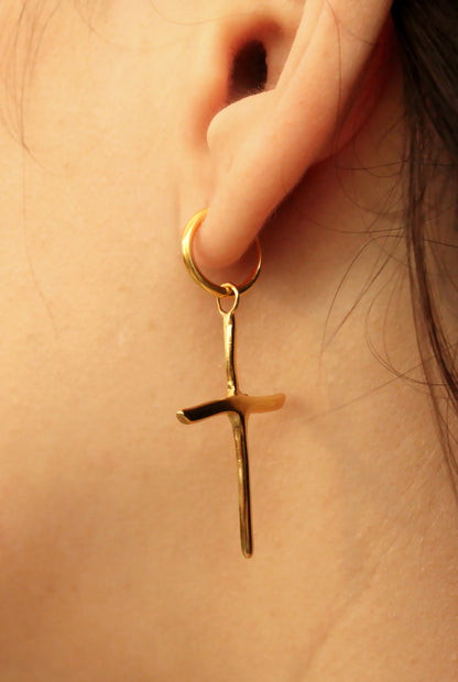 Taf Earrings Gold