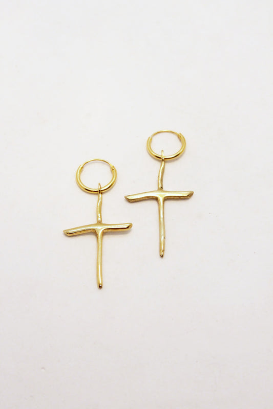 Taf Earrings Gold
