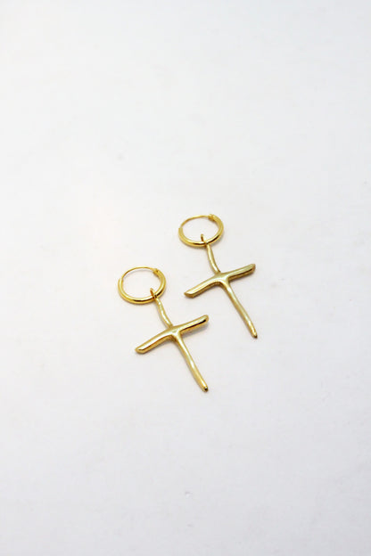 Taf Earrings Gold