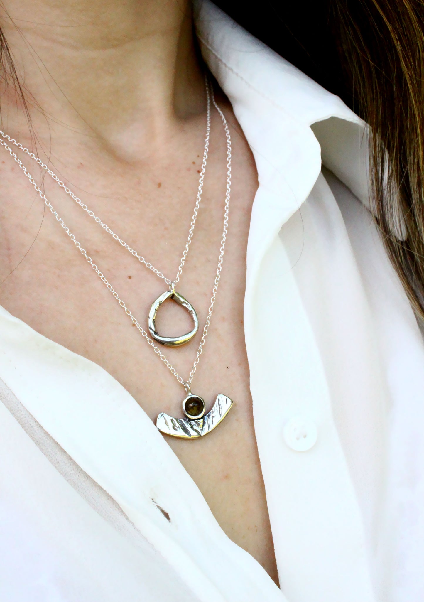 Giola Necklace Silver