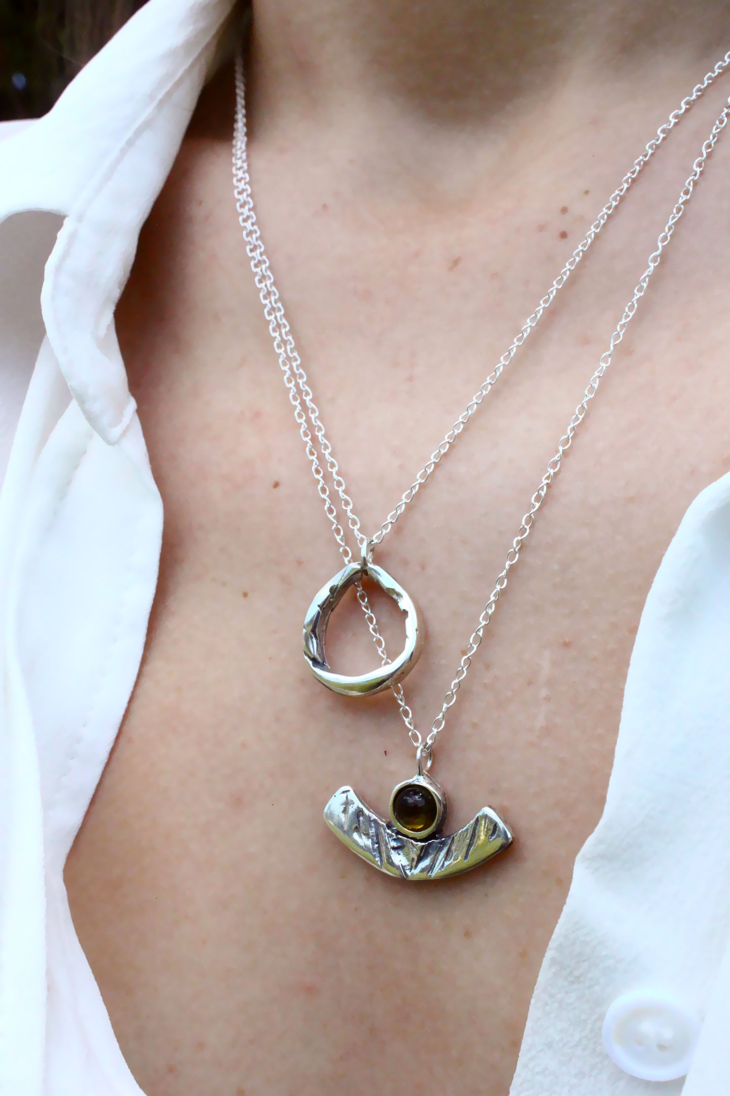 Giola Necklace Silver