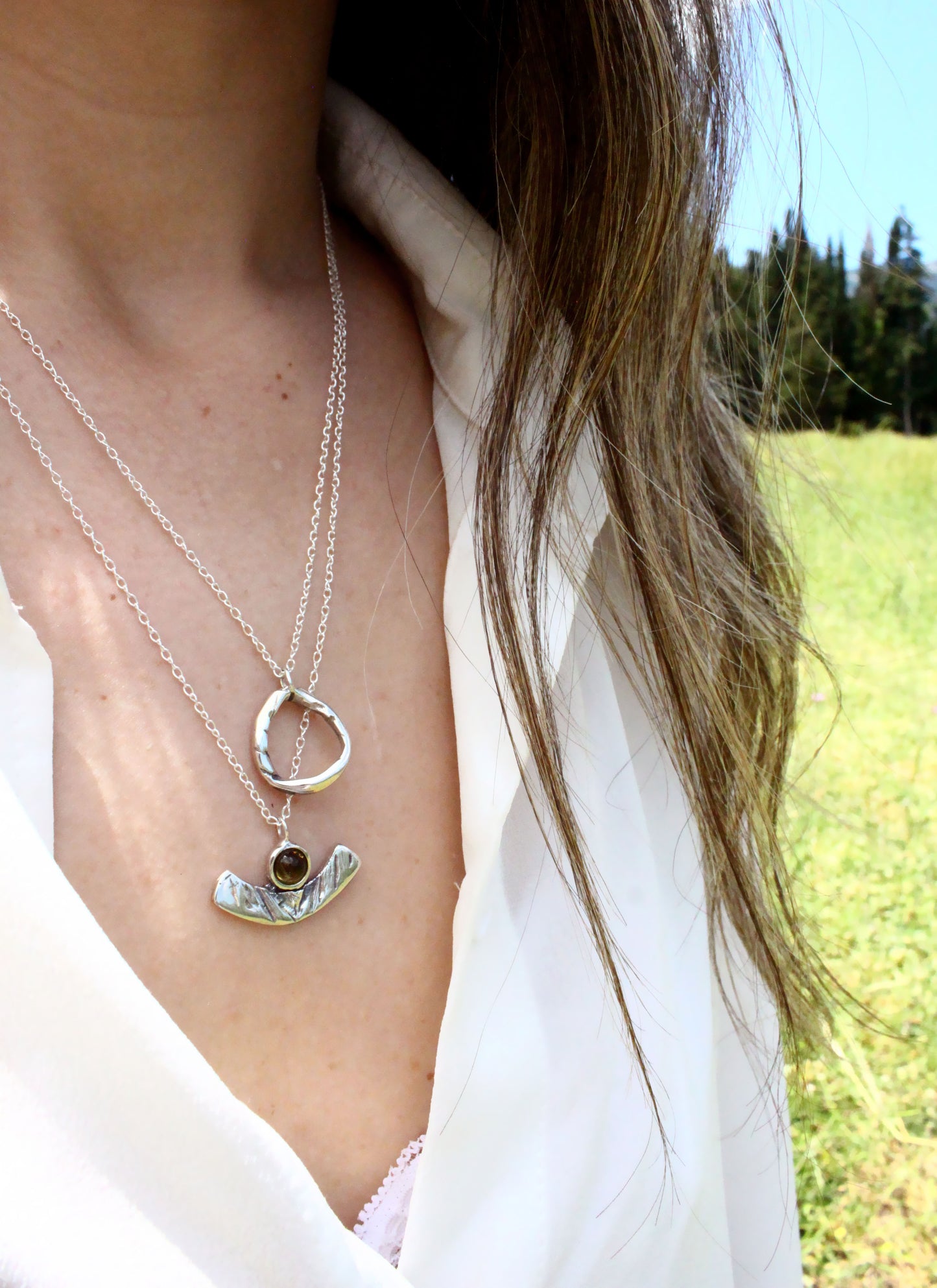Giola Necklace Silver