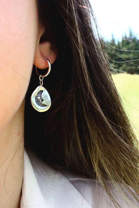 Moon & Sun Earrings Silver