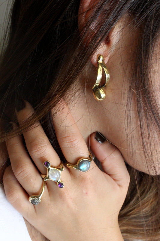 Orb Earrings Gold