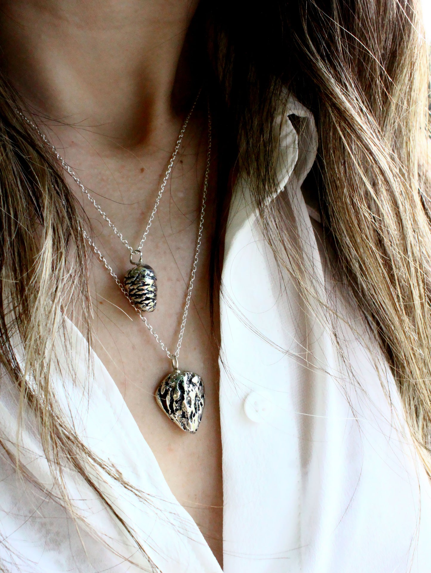Vela Necklace Silver