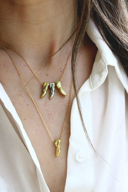 Cyno Point Necklace Gold