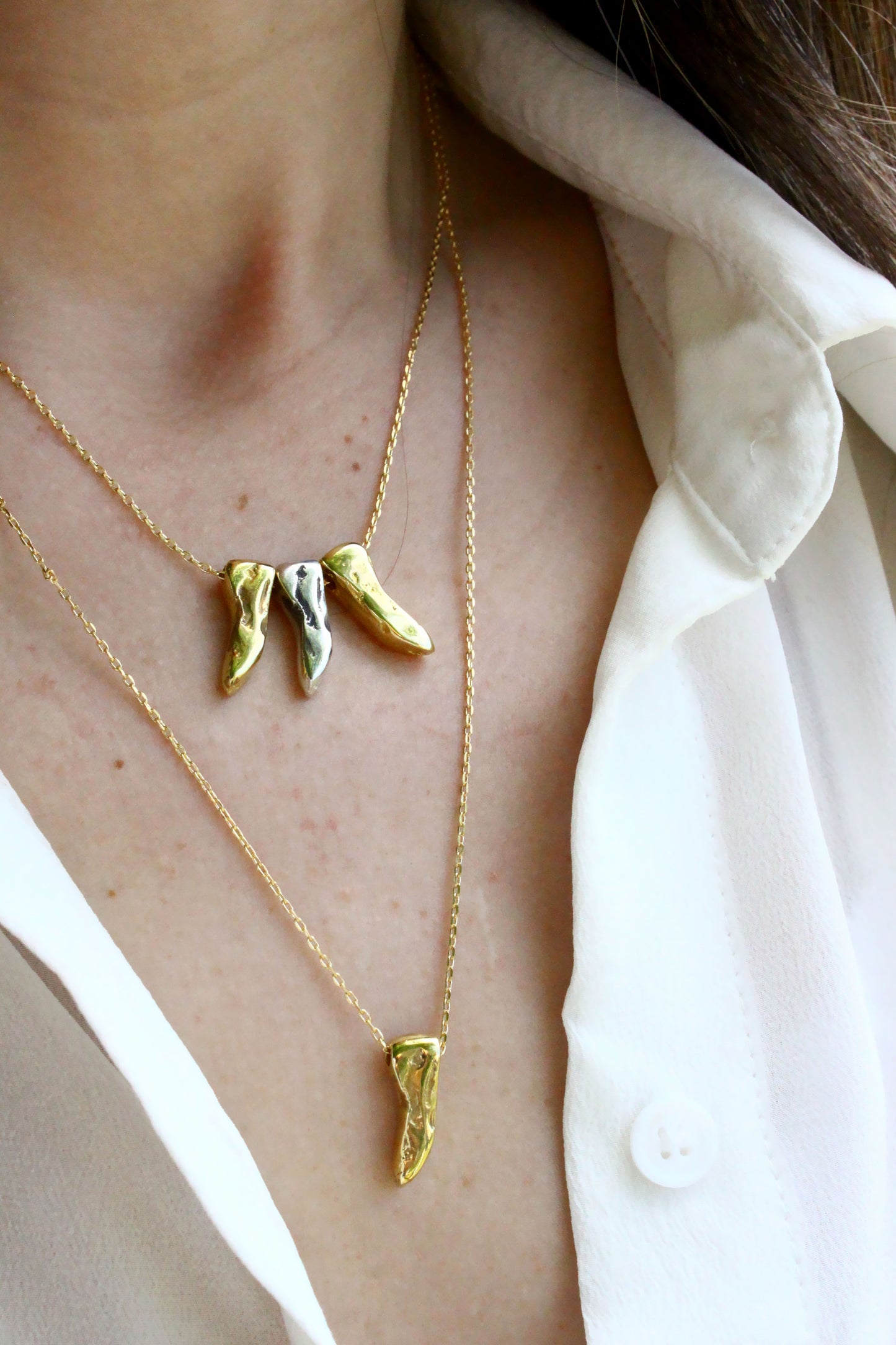 Cyno Point Necklace Gold